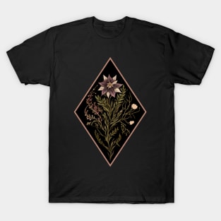 Gothic Diamond Flower T-Shirt